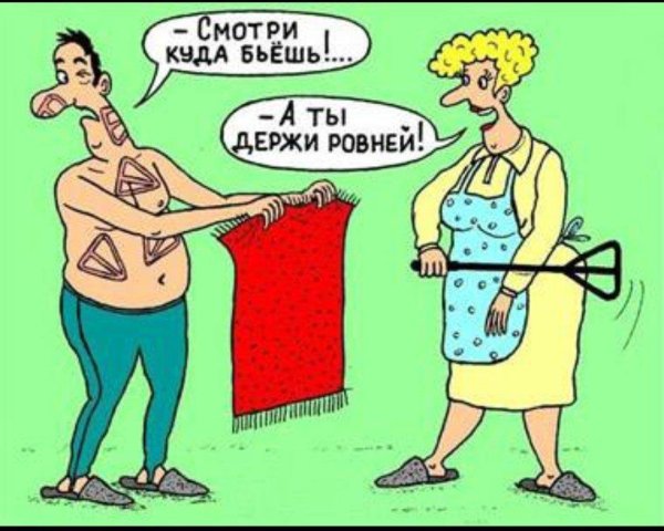 жена карикатура