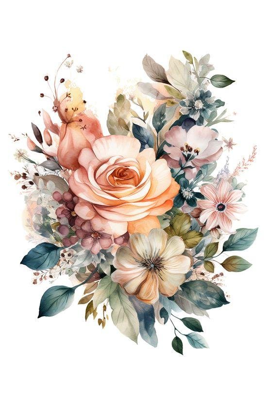 цветочные картины