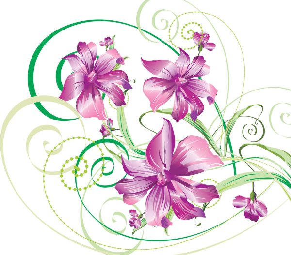 цветок узор