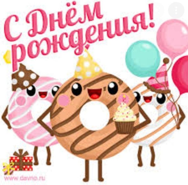 мультяшный пончик