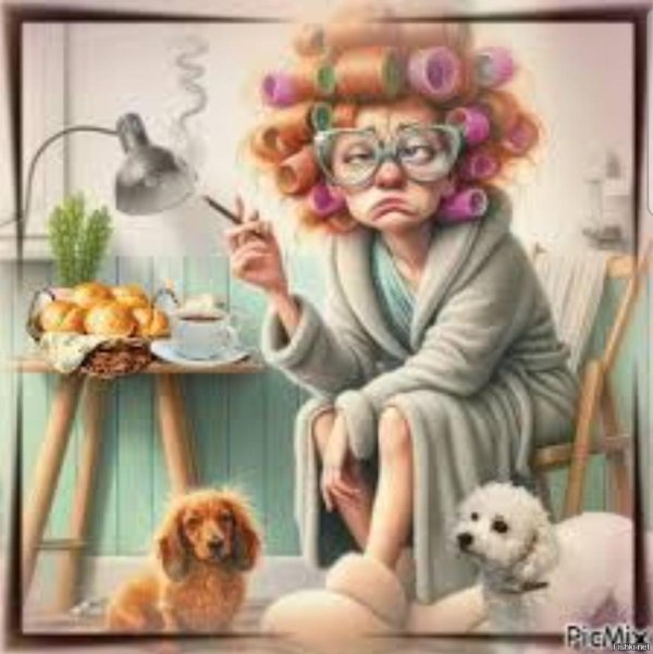 смешная старушка