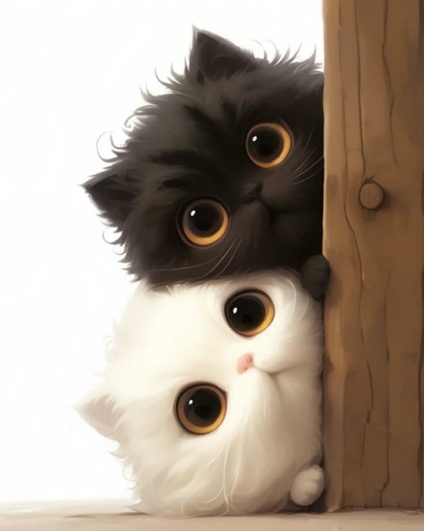 милые мультяшные котята