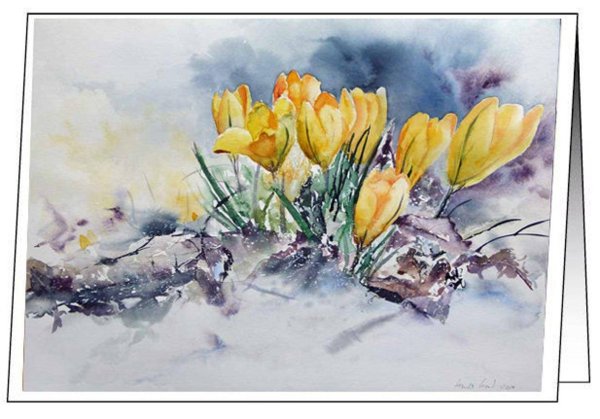 день весенних акварелей