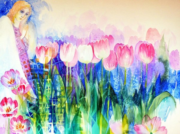 красивые картины акварелью