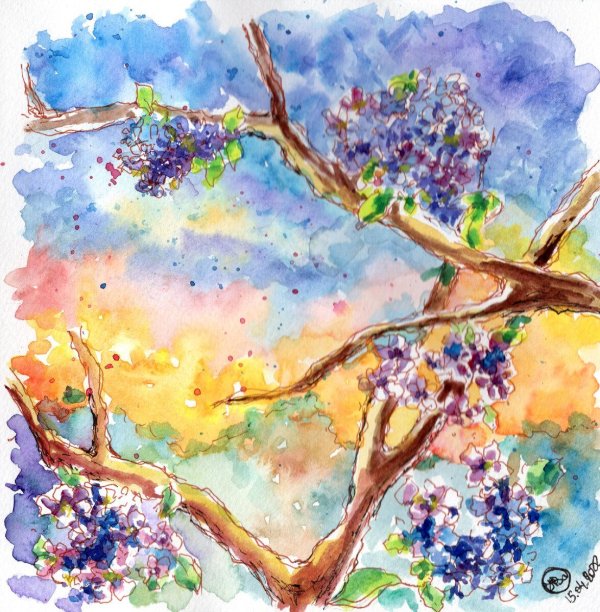 акварельная живопись ольга харченкова