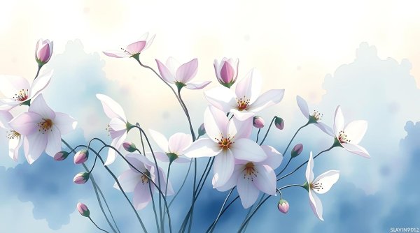 цветочные фоны