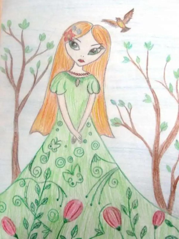 красавица весна