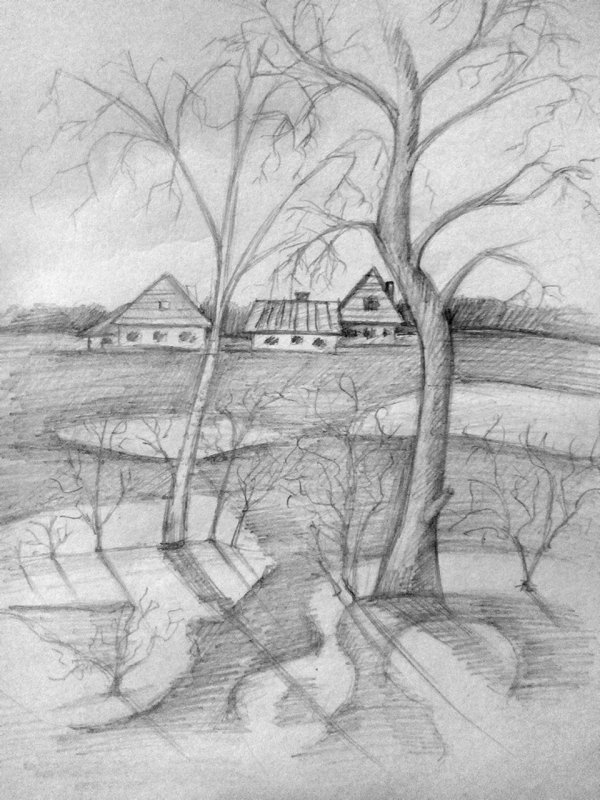 графические пейзажи