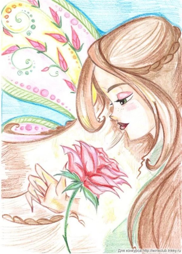 винкс рисунки на бумаге