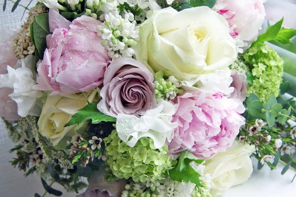 нежные букеты цветов