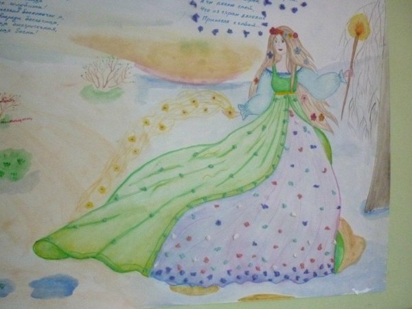 образ весны рисунок