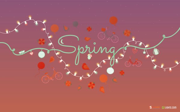 hello spring обои
