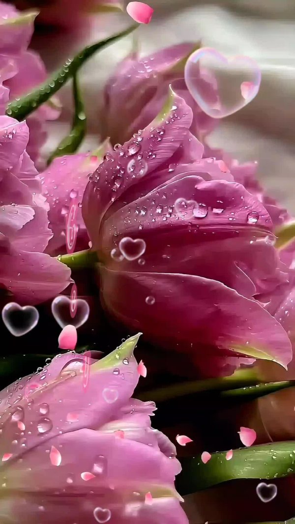 тюльпаны анимация