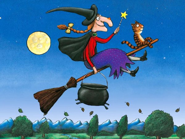 ведьма room on the broom