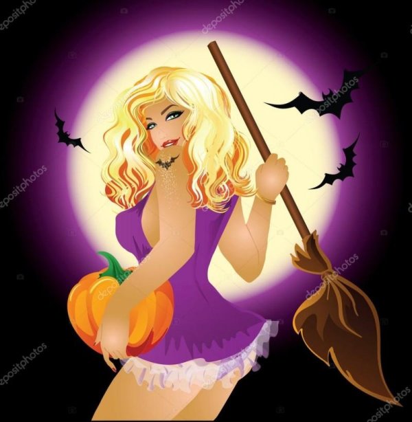 ведьмочка блондинка