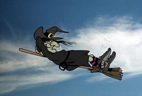 бабаягна на метле