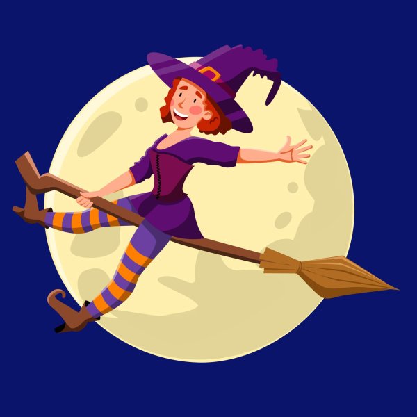 летающая ведьма