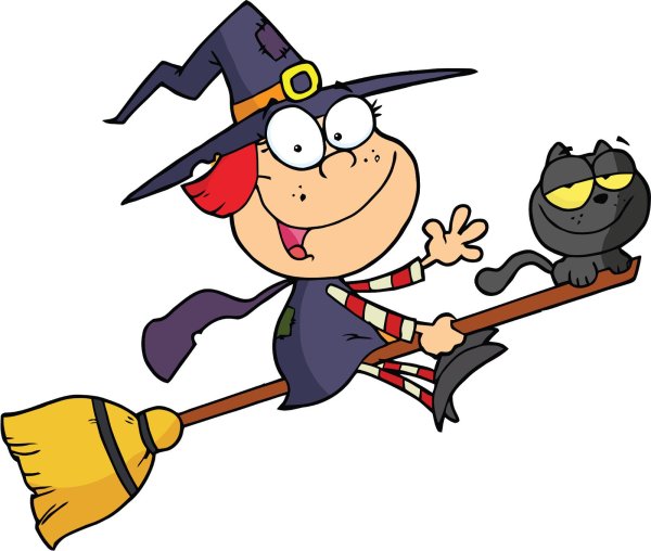 рисунок ведьмочки