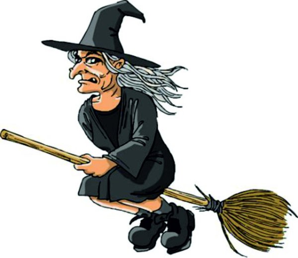 С ведьмами на метле прикольные