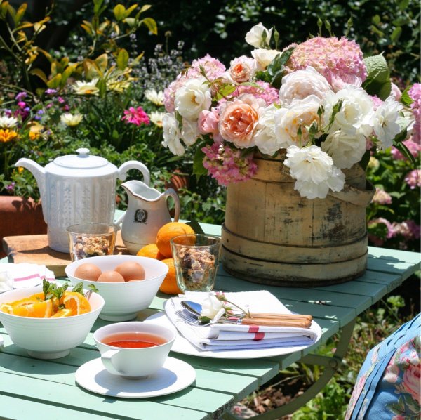 завтрак на веранде