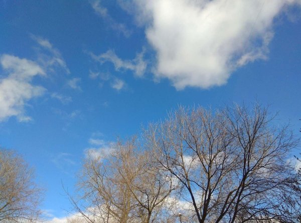 весенние облака