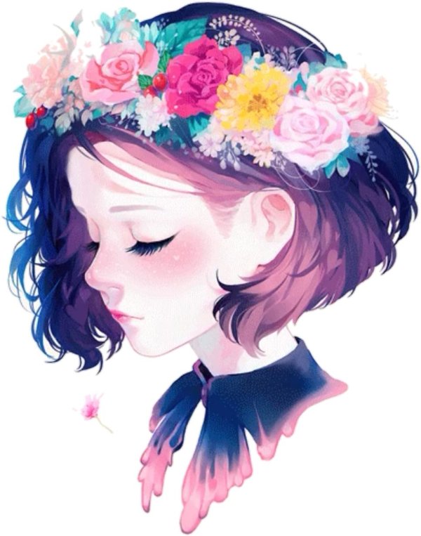 арт девушка