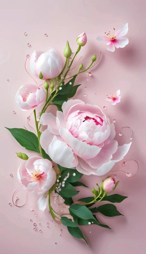 картины пионы