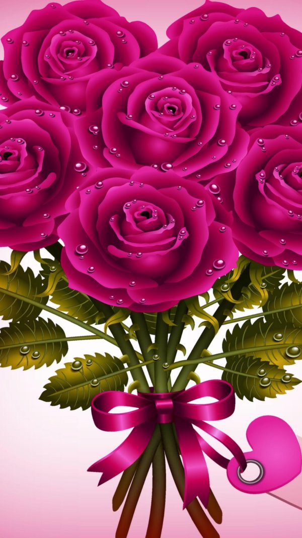 красивая цветок