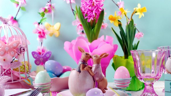оформление пасхального стола