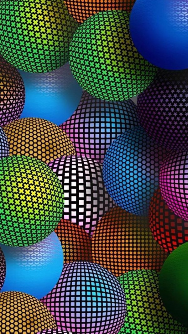 радужные шары