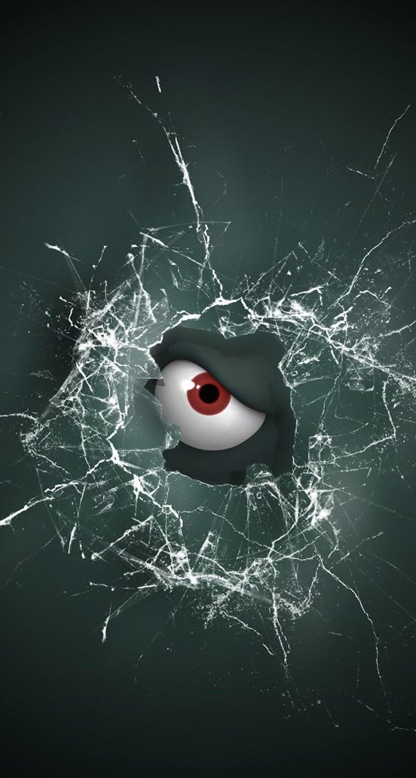 разбитый экран телефон