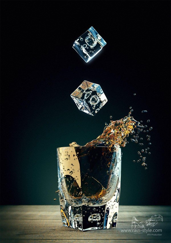 стаканы со льдом