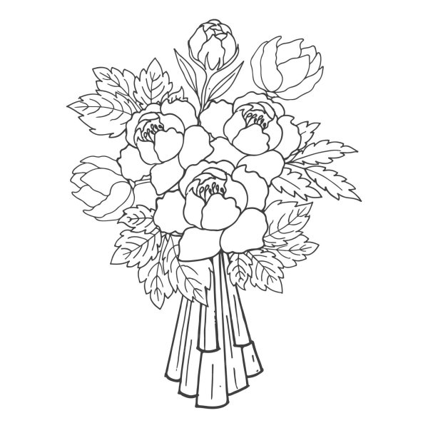 букет контур