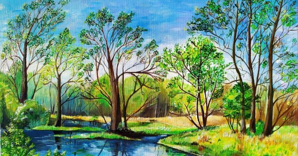 пейзажи рисунки