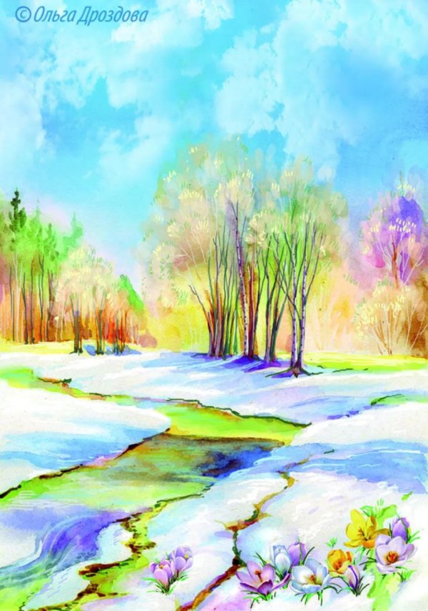 весенние пейзажи