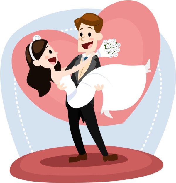 рисунок жениха и невесты