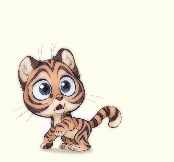 рисунки мультяшных животных