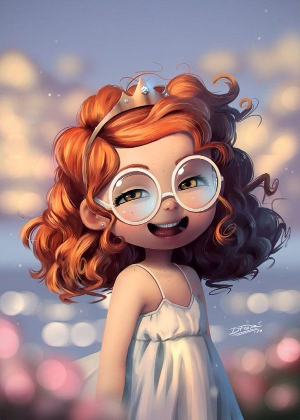 мультяшная принцесса