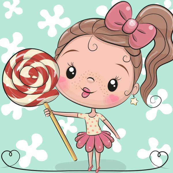 карамелька рисунок