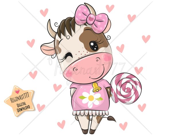 милая коровка