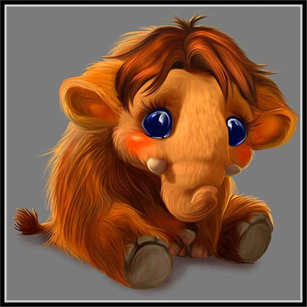 мамонт персик ледниковый период