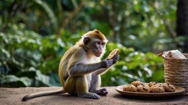 макака обезьяна