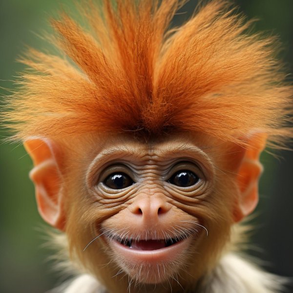 смешная обезьянка