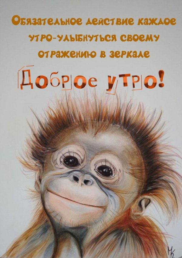 мартышка рисунок