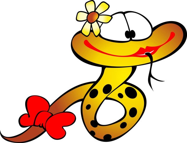 змеи мультяшные