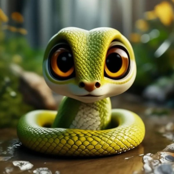 змеи из мультика