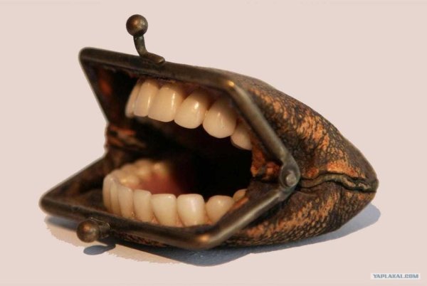 прикольные вставные челюсти
