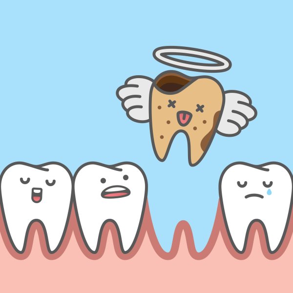 кариес рисунок