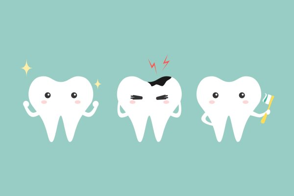 кариес рисунок