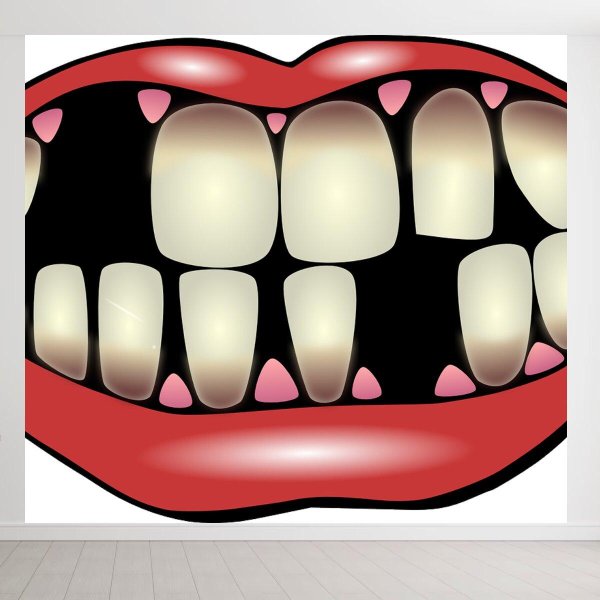 рот с зубами